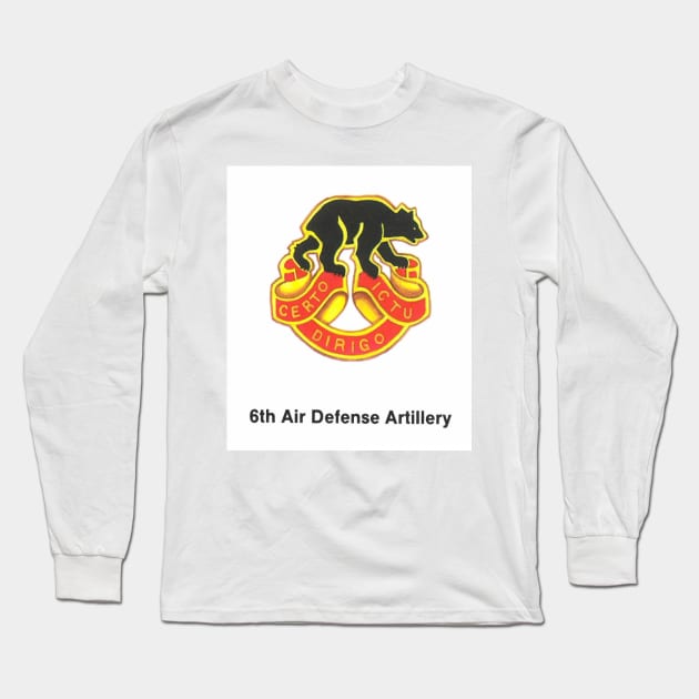 6th Air Defense Artillery (right) Long Sleeve T-Shirt by Limb Store
